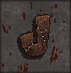 Bizarre low symbol – furry monster-like J